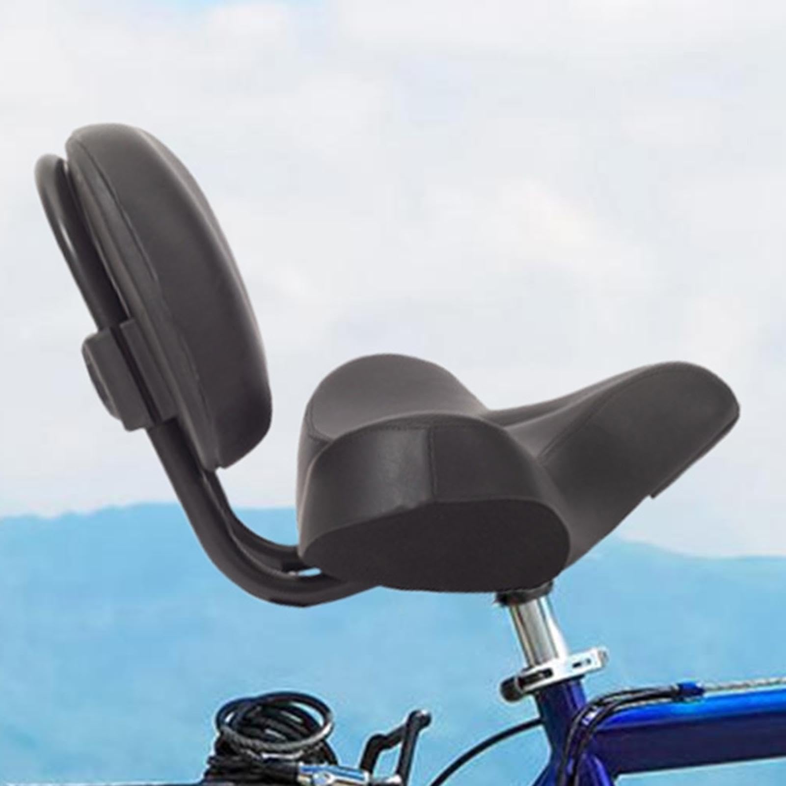 Wodoodporne ergonomiczne siodełko rowerowe, wygodne siodełko rowerowe, ergonomiczne siodełko rowerowe, wodoodporne wyściełane siodełko rowerowe dla mężczyzn i kobiet podróżujących na długich