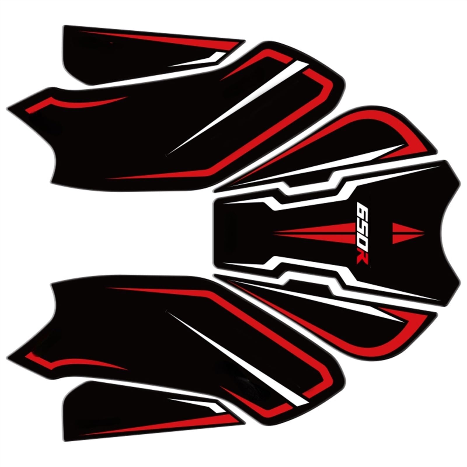 Réservoir pad moto anti-dérapant CB650R CBR650R autocollant latéral protection carrosserie