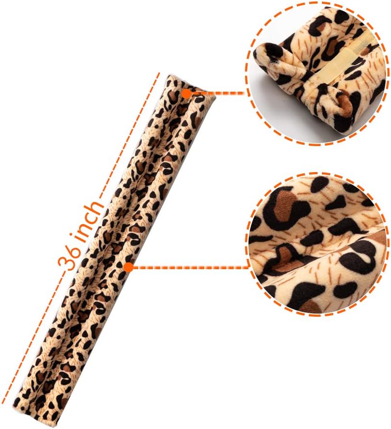 Megamore Under Door Draft Stopper Adjustable Insulation Sound Proof Door Draft Blocker for Noise Light Smell Stopper 32 to 35 inches