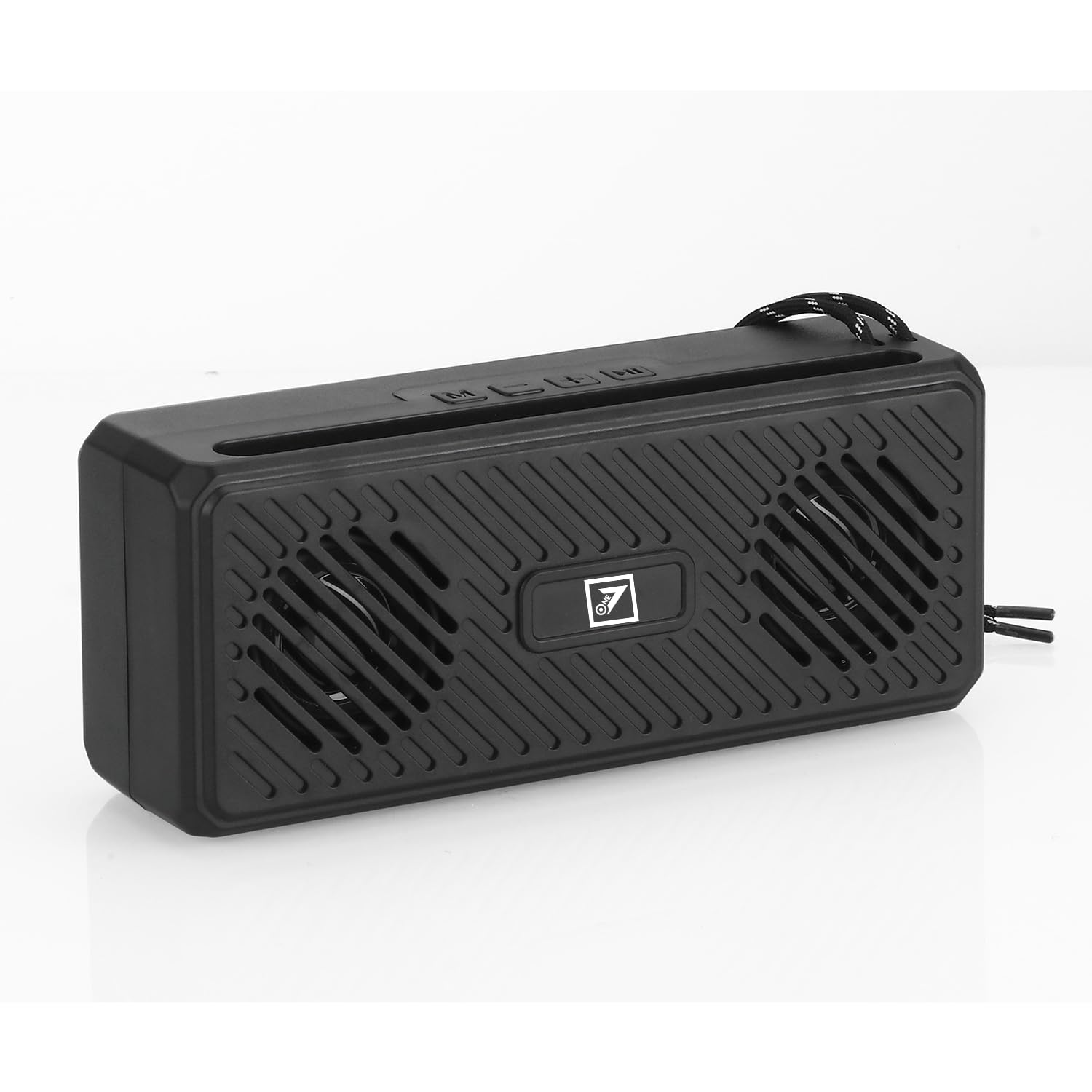 ONE 7 Portable Bluetooth Speaker with Bluetooth 5.0, 10W Stereo Sound, TWS Pairing, Deep Bass, Dual Speaker Connection, Wireless Speaker for Home, Travel & Outdoor (ON SP-54) (Black)-image-21