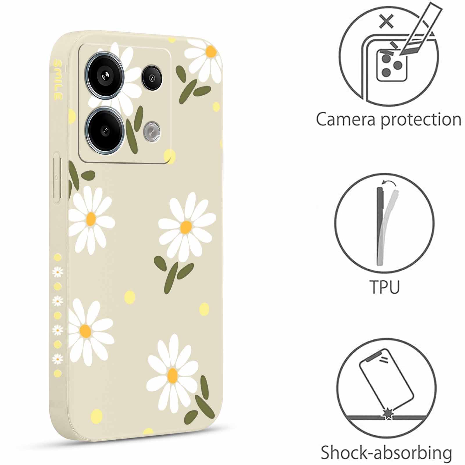 Yojiong Handyhülle Für Xiaomi Redmi Note 13 Pro 5G / Poco X6 5G – Farbwechsel, Stoßfest & Matte Glitzer-Optik