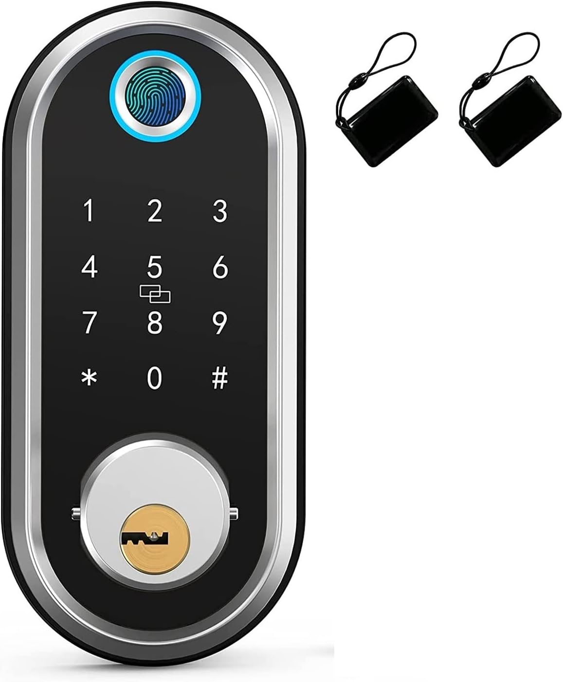 Smart door lock with pap line reader Hornbill Biometric Fingerprint Smart Door Lock Keyless