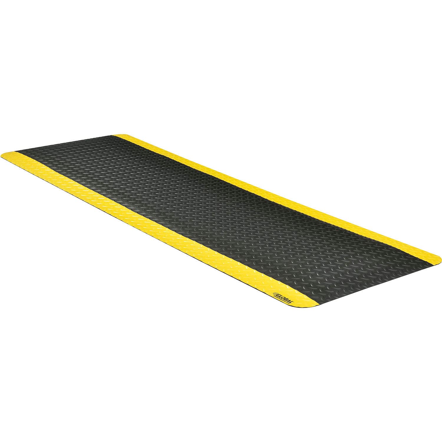 Global Industrial 2' x 6' Diamond Plate Ergonomic Mat 15/16