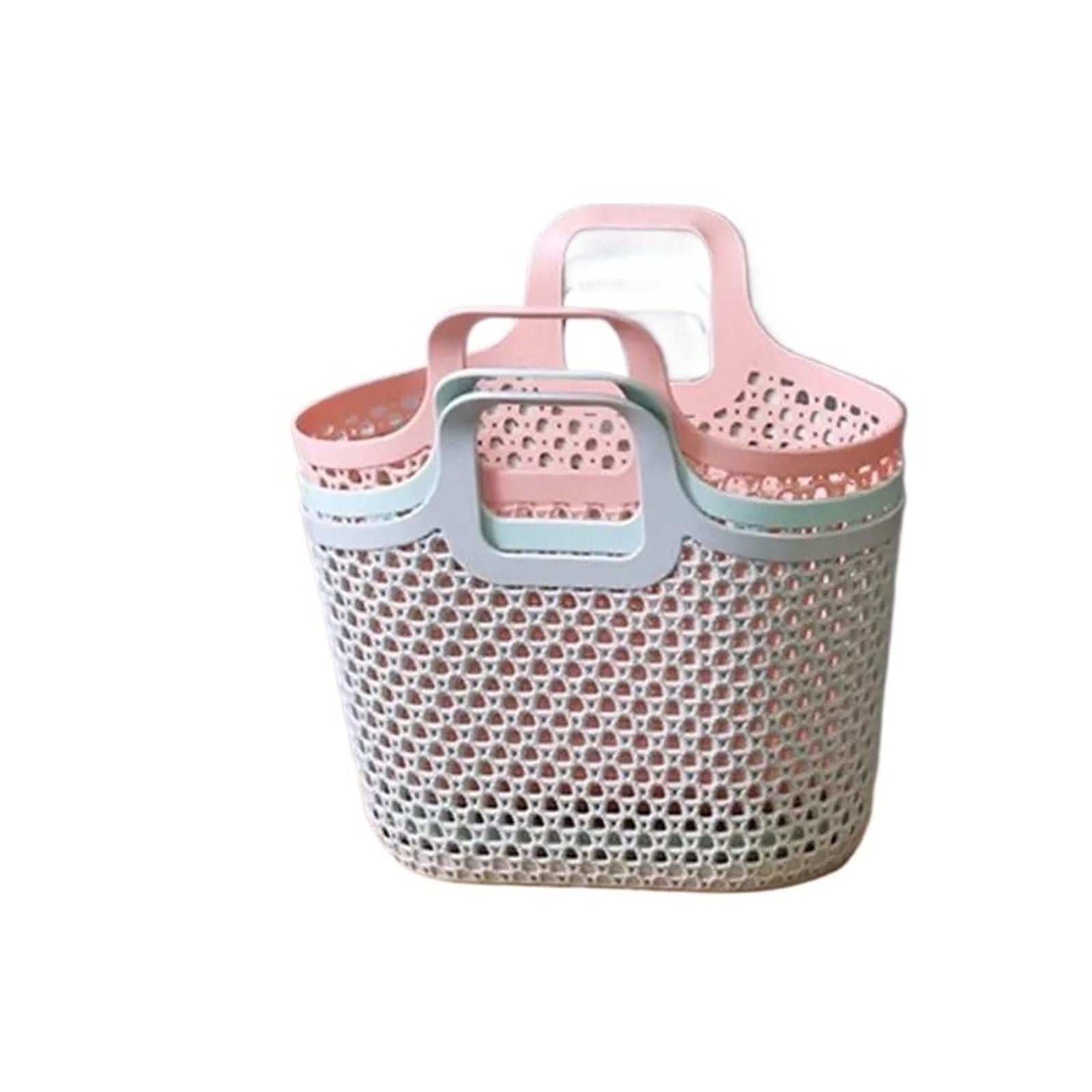 BAYNOPURIN Shower Bag Portable Drainable Shower Basket Multifunctional Large Capacity Washing Hollow Out Storage