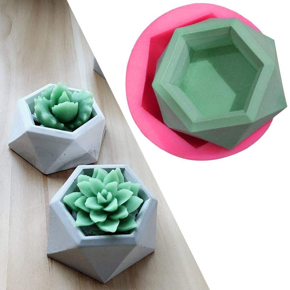 Moule En Silicone Hexagonal Pour Résine époxy - Grand Format - Réutilisable, Démoulage Facile - DIY Déco, Bijoux, Presse-papiers