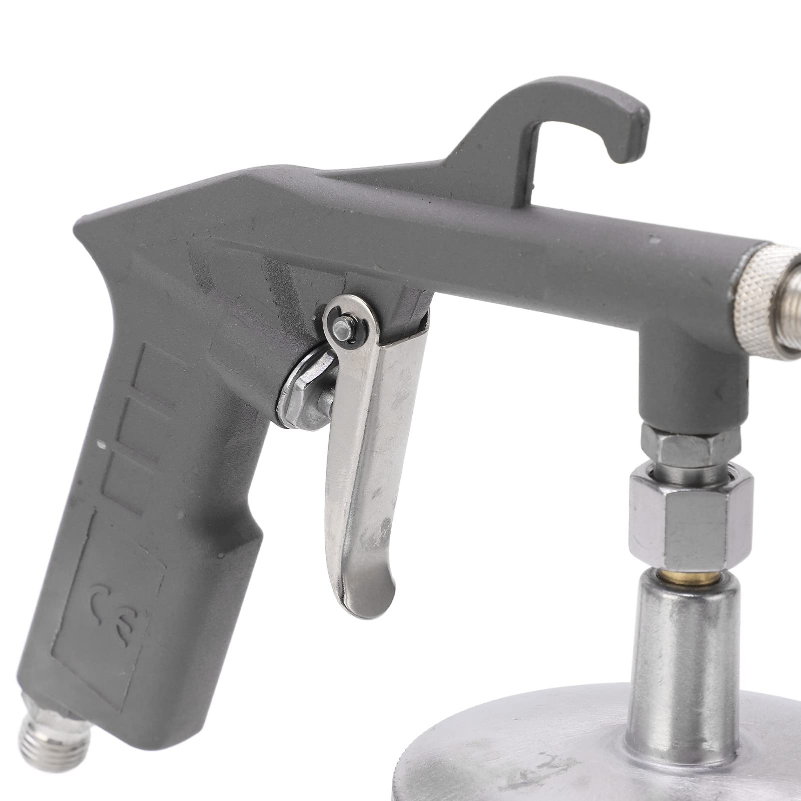 Asixxsix Sableuse à Air Portable, Kit de Pistolet de Sablage à Haute Pression de 10,0 Bars en Alliage D'aluminium Kit de Pistolet de Sablage à Main pour Solvant D' et Matériaux à Base d'eau