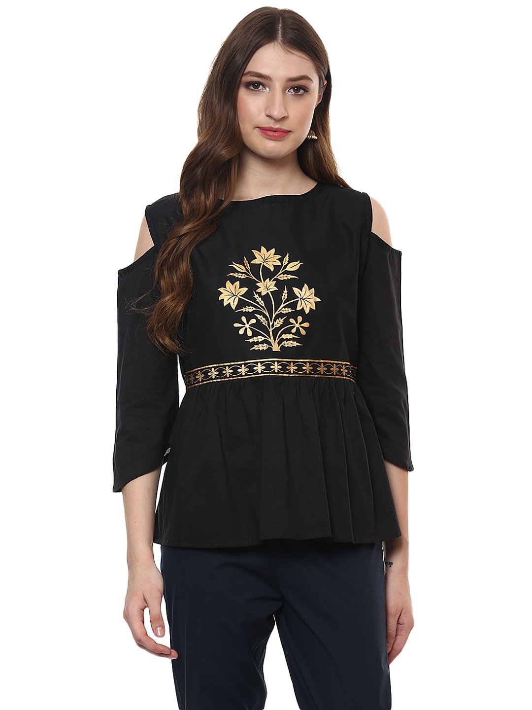Bhama Couture Women's Regular fit Shirt