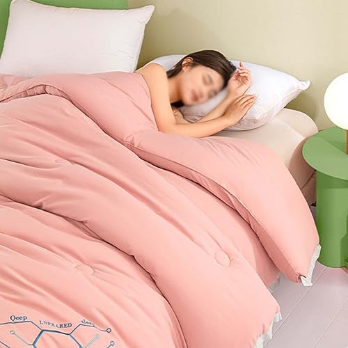 Miniatura 2 de Edredón de microfibra de 79 x 91 pulgadas, lavable a máquina, ligero, edredón de plumón alternativo reversible, lujoso para todas las estaciones,