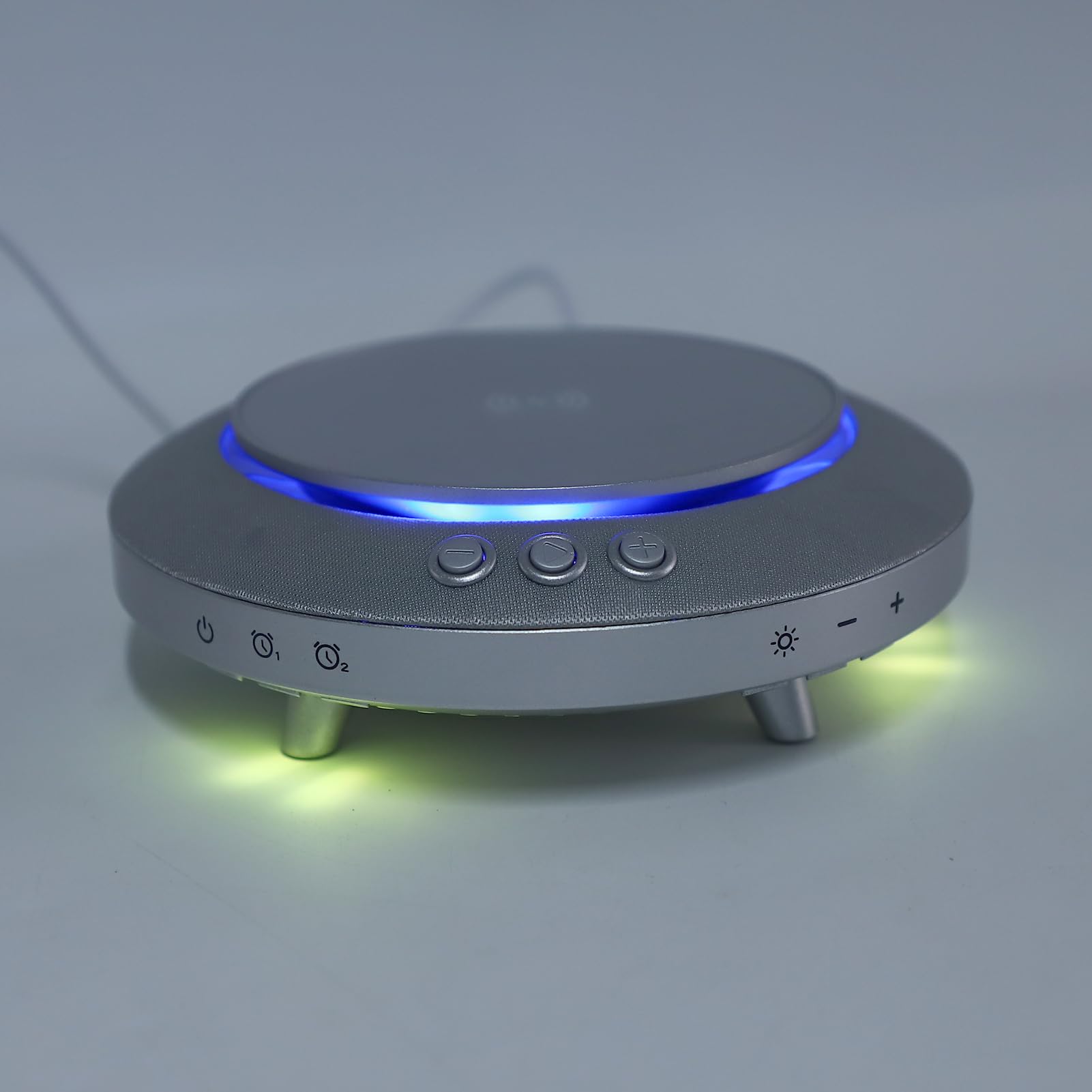 Altoparlante Bluetooth con Ricarica Wireless con Luce Che Cambia Colore per Feste in Casa Suono Surround a 360°