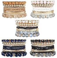 Algopix Similar Product 15 - ADRAMATA Bohemian Stackable Bead