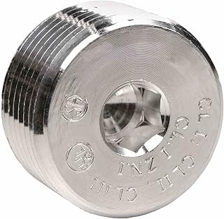 3/4' NPT Threaded Recessed Aluminum Conduit Plug for Explosion Proof Junction Boxes