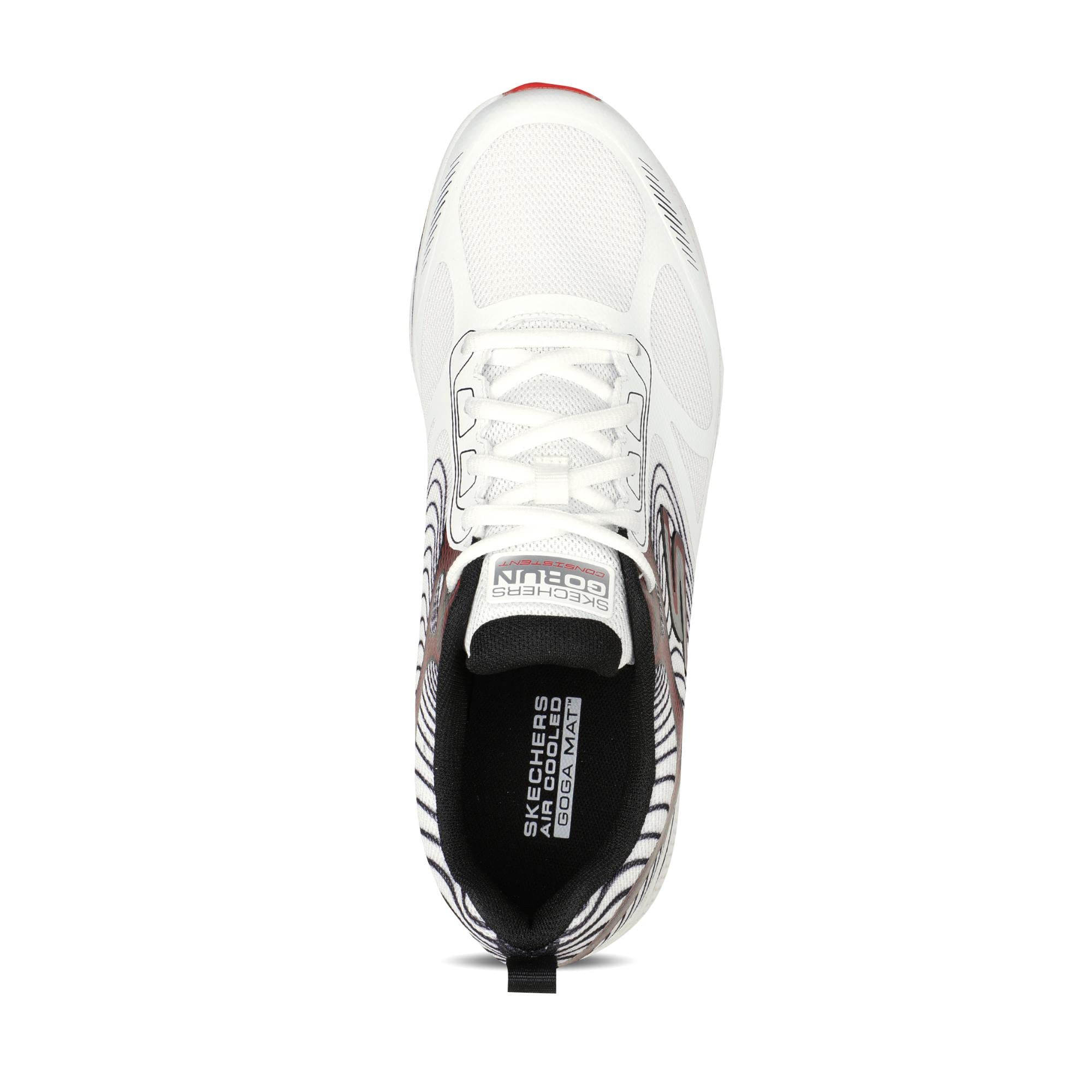 Skechers Tenis Go Run Consistent-Fearsome para Mujer, Multicolor White, 41.5 EU