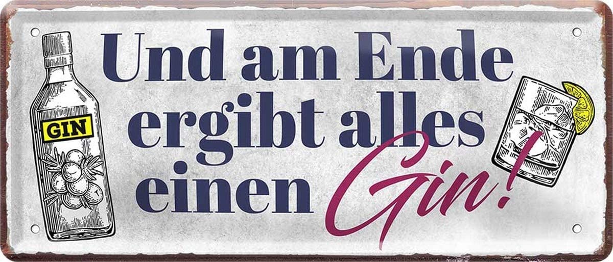 Retro Blechschild „Guten Freunden Gibt Man Ein Bier“ – 28x12 Cm, Metall, Mit Aufhängebohrungen