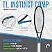 Head Ti. Instinct Comp + Ti. Instinct Supreme Tennis Racquet Mixed Doubles Bundle w a Head Base 3R Tennis Racquet Bag S (Black/Yellow)