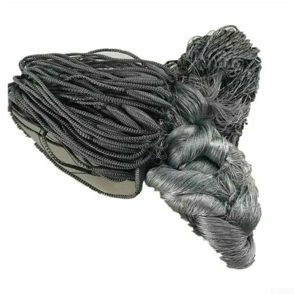 1,8 x 30 m, rete da pesca a mano, rete da pesca monofilamento, rete da pesca resistente per pesca