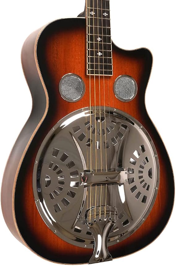 Gold Tone PBR-CA: Paul Beard Signature-Series Roundneck Resonator Guitar with Cutaway and Case