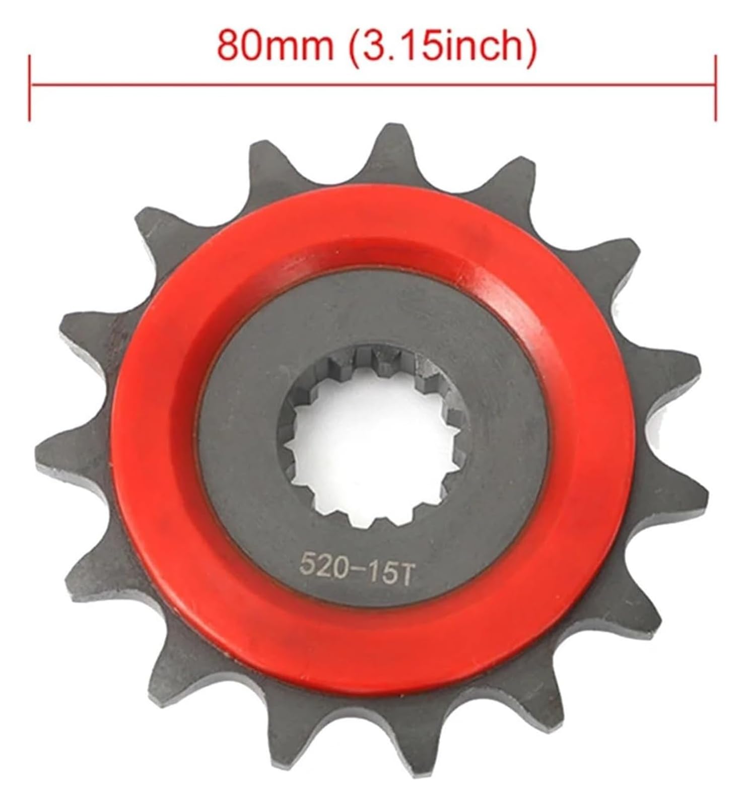 Pignone ruota catena pignone moto 15T, GW250, GSX250R, DL250 | compatibile con Zontes 310