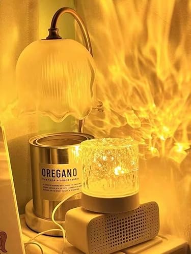 Lámpara de mesa 3D, lámpara de noche RGB Arclic, luz nocturna 3D con control táctil y control remoto, funciona con pilas, iluminación regulable para