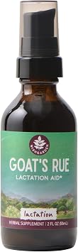 WishGarden Herbs Goats Rue Lactation Supplement - Organic Herbal Tincture to Increase Breastmilk Supply, Fenugreek Free Lactation Supplement, Breast Milk Supply Boost, Flow, Quality & Production, 2oz