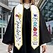 Personalized Preschool Kindergarten Graduation Stole with Name, Kids Senior Ceremony Sash, Pre-K Grad Outfit Accessory, Early School Celebration Keepsake, Teacher Student Gift 01