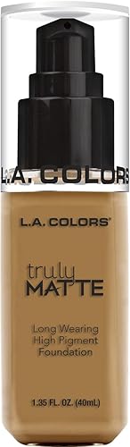 Miniatura 3 de L.A. COLORS Base Truly Matte - Caramelo cálido, 1.35 onzas líquidas (paquete de 2)
