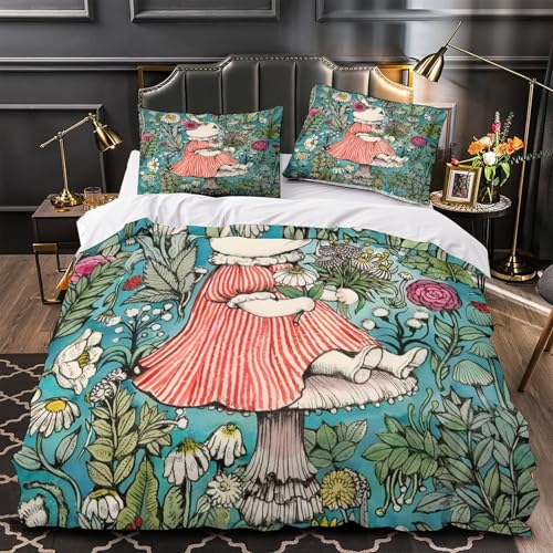 Housse de couette chaton 3D pour la chambre d'une jeune fille - 2