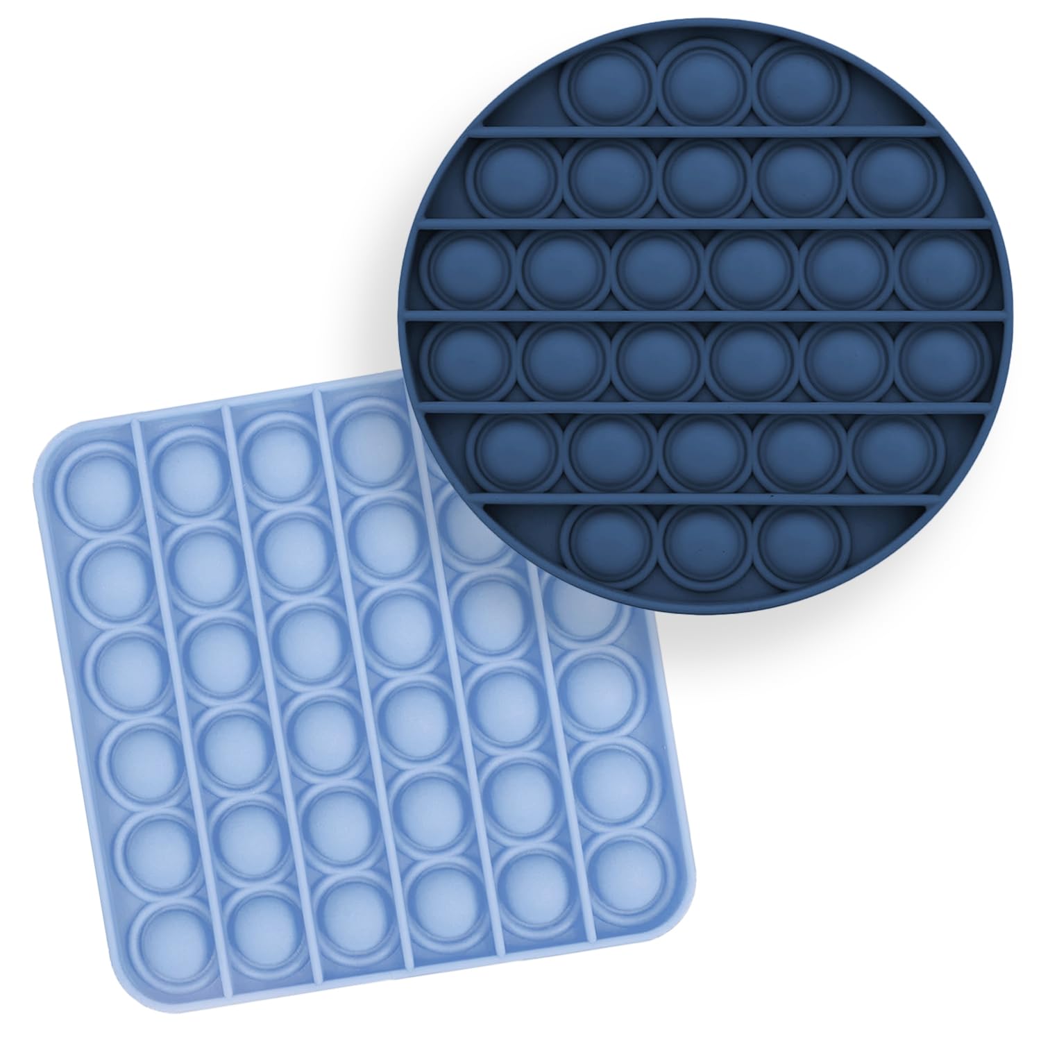 2 Pack Archipelago And Seaside Pop It Fidget Toy Sensory Bubble Stress