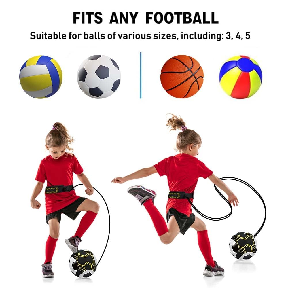 Casenly Ceinture D'Entraînement Football Élastique Ajustable + 12 Plots De Marquage - Kit Complet Pour Enfants Et Adultes