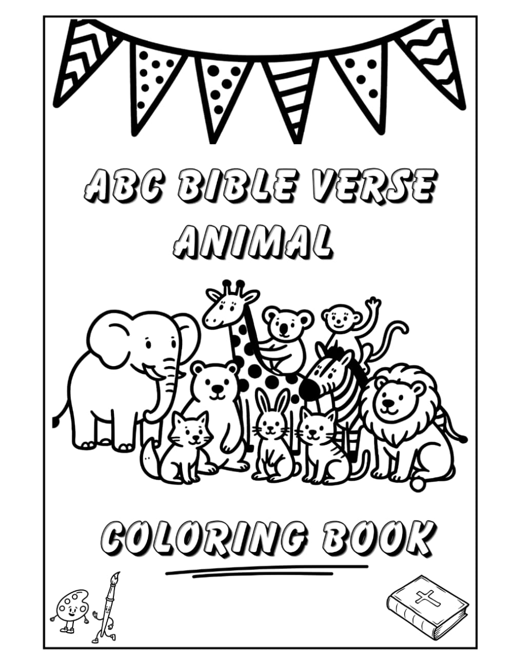 ABC Bible Verse Animal Coloring Book