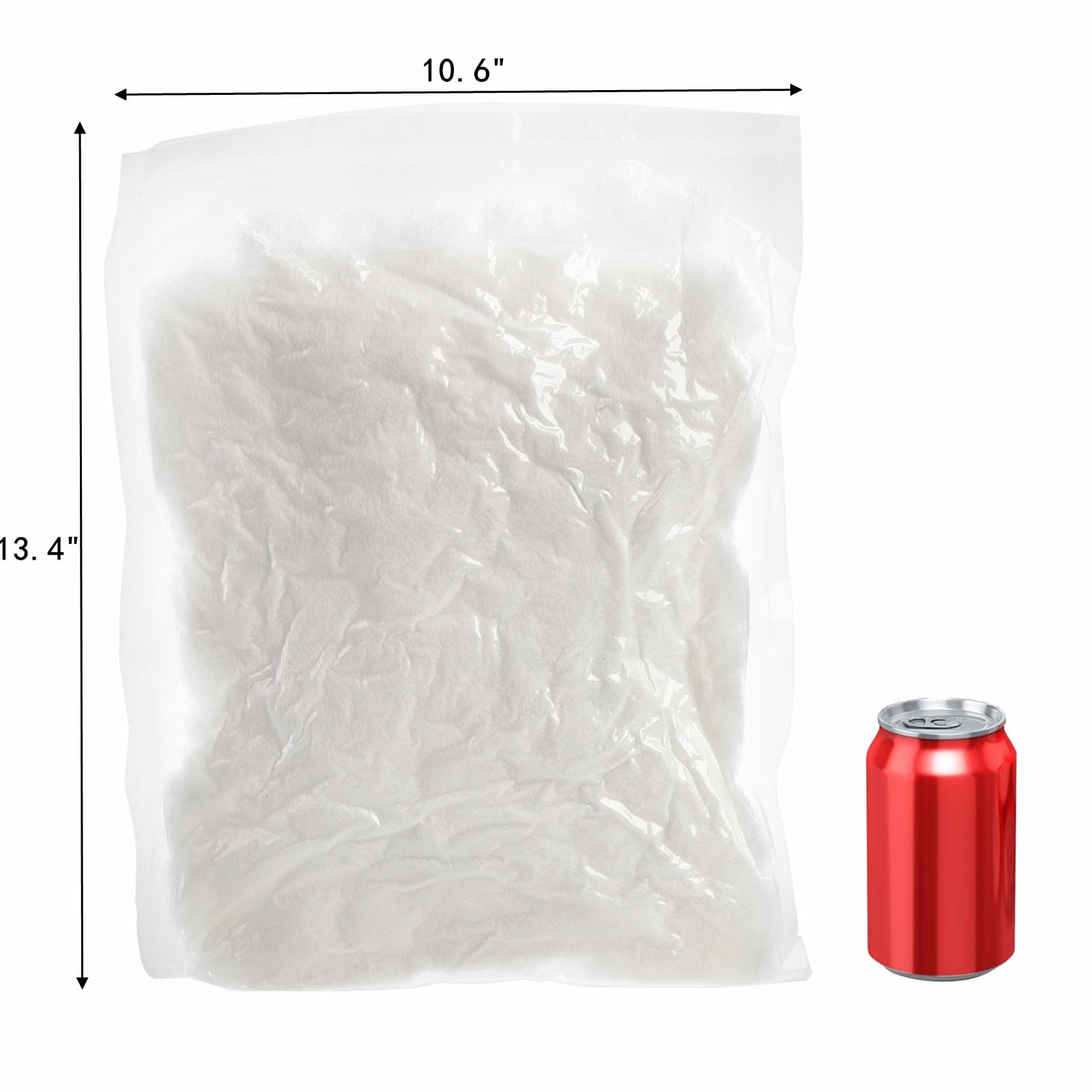 Cididu 800g/27oz Polyester Fiber Fill, Premium Fiber Fill Stuffing, Fluff Stuffing High Resilience Fiber for Stuffed Animal Crafts, Small Dolls, Pillow Comforter DIY, Cushions Stuffing