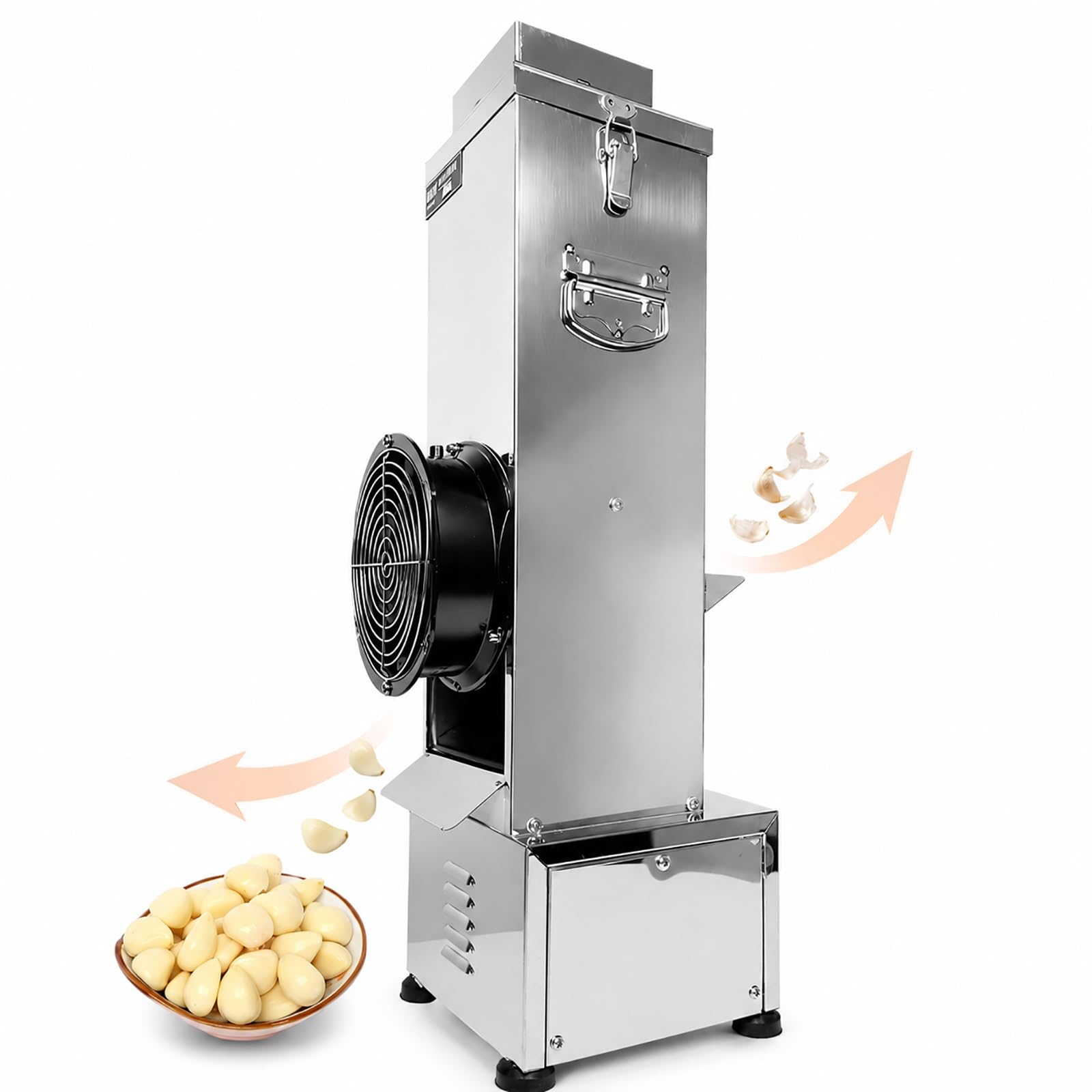 Machine à éplucher l'ail électrique inox professionnelle