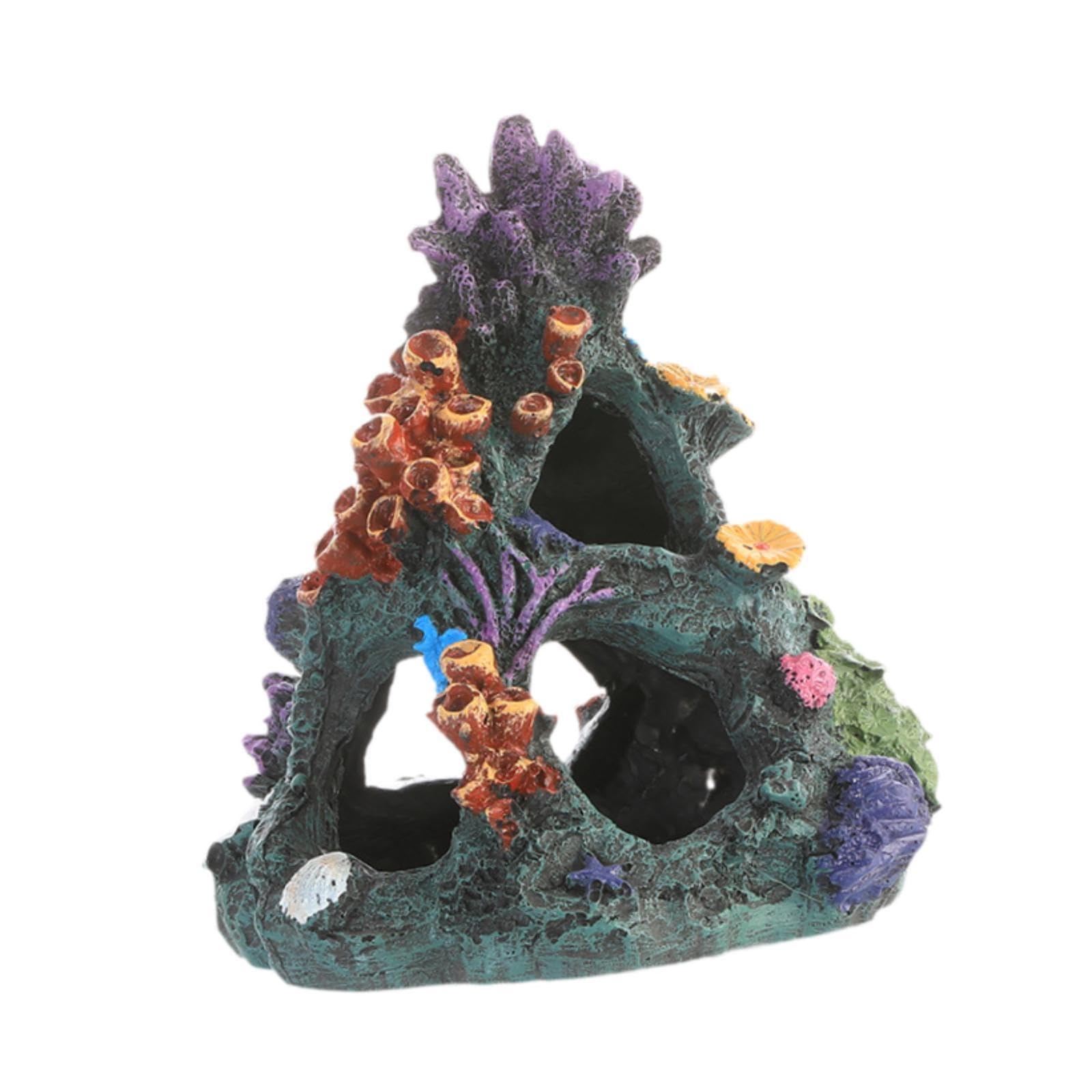 Accessoires aquarium corail résine haute densité pour plantes