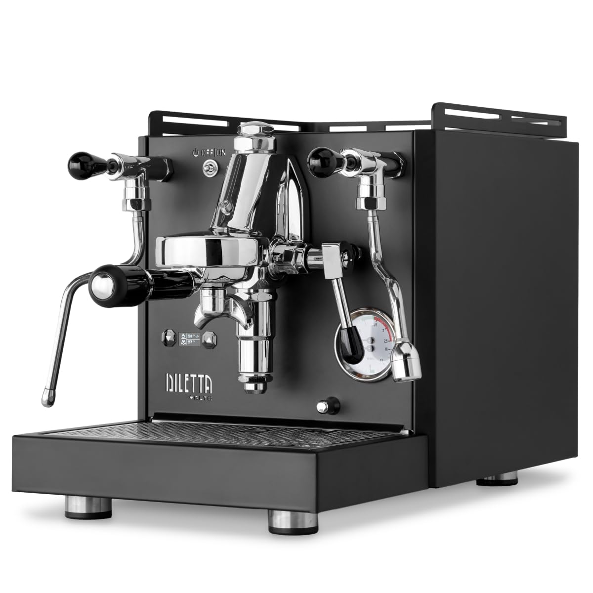 Diletta Alto Espresso Machine | Dual Boiler | PID | Shot Timer | Adjustable OPV | (Black)