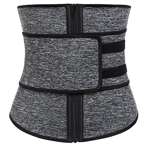 FeelinGirl Neoprene Sauna Sweat Waist Trainer for Women Weight Loss with Adjustable Waist