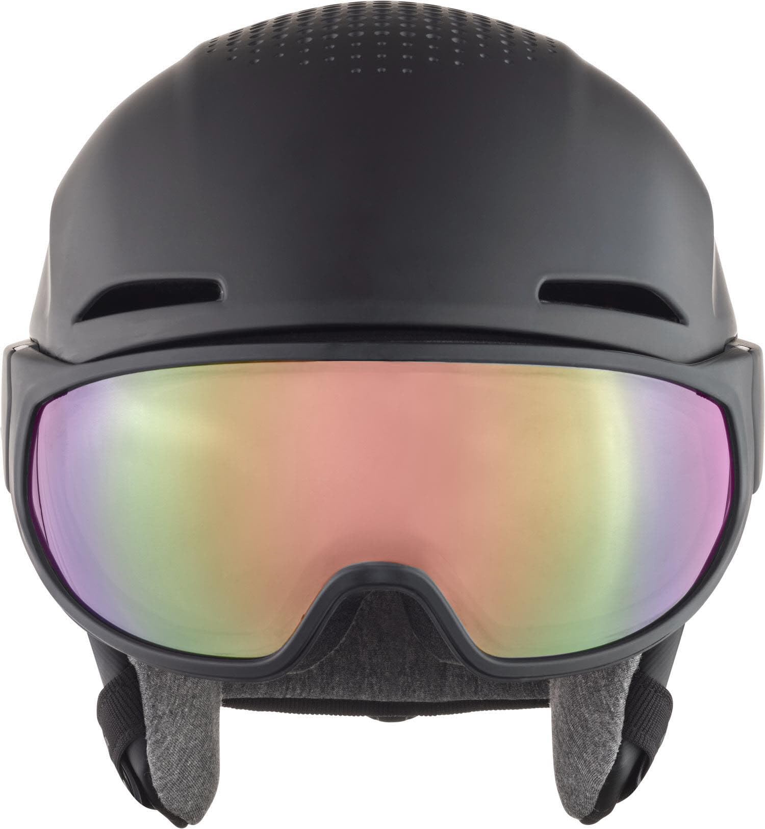 ALPINA Alto QV Helm 2024 Black matt/Cobalt Green