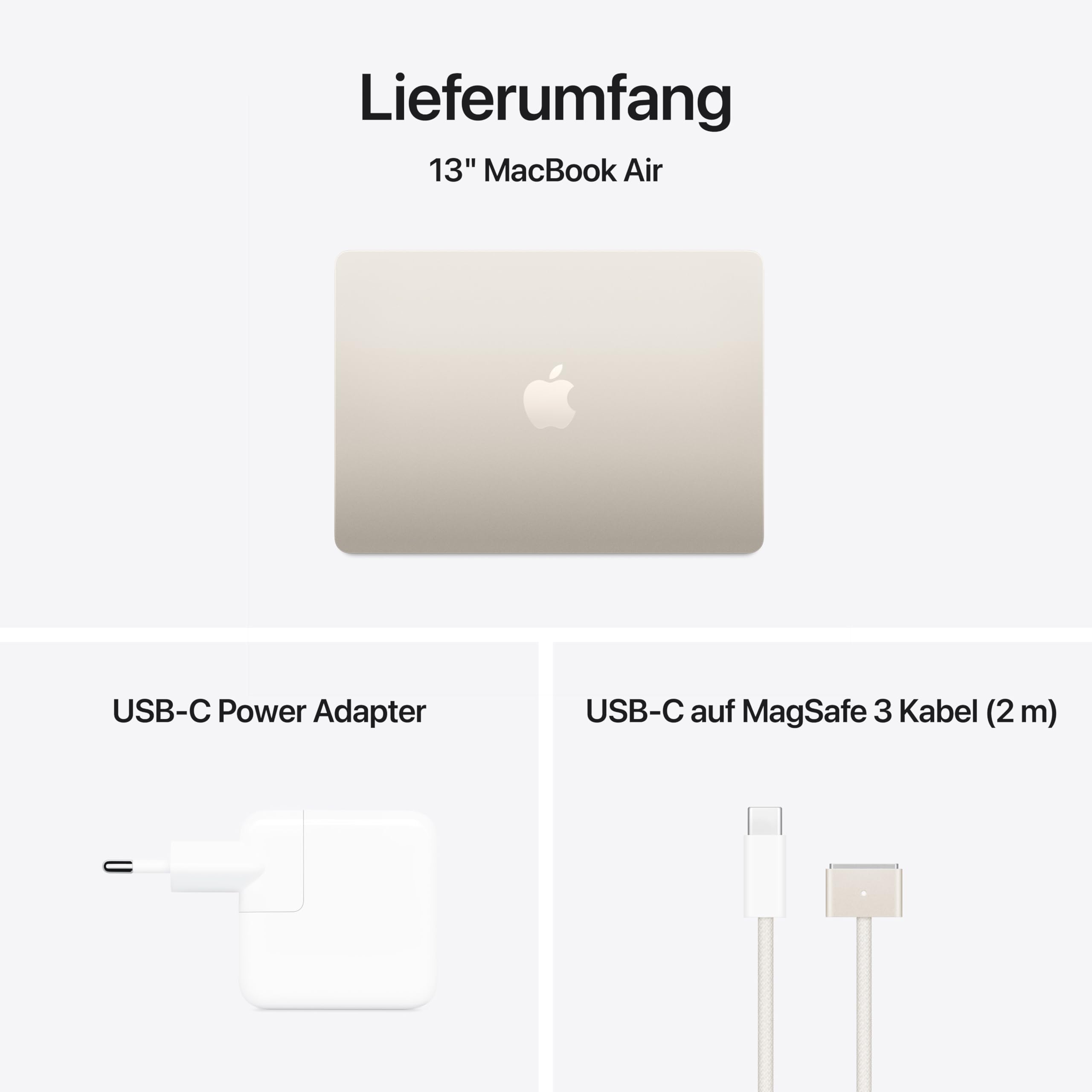 Apple MacBook Air (13", Apple M4 Chip mit 10‑Core CPU und 8‑Core GPU, 16GB Gemeinsamer Arbeitsspe... Ansicht 6