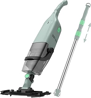 Gafilie Handheld Pool Vacuum Portable Pool Cleaner with Upgraded Powerful Suction Perfect for Above Ground Pools, spas,hot tubs and Small inground Swimming Pools for Cleaning Small Debris, Mint Green