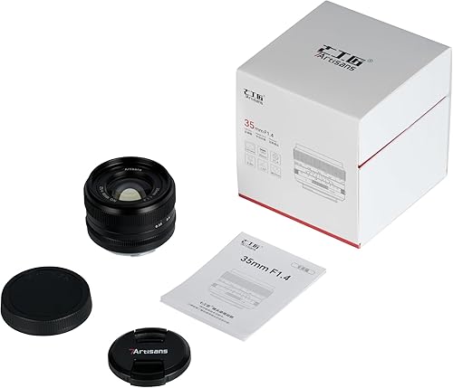 Miniatura 4 de 7artisans Lente de enfoque manual F1.4 Mark de 1.378 in de marco completo, gran apertura compatible con cámaras Sony E Mount A7 A7R A7S A7R A7S A9