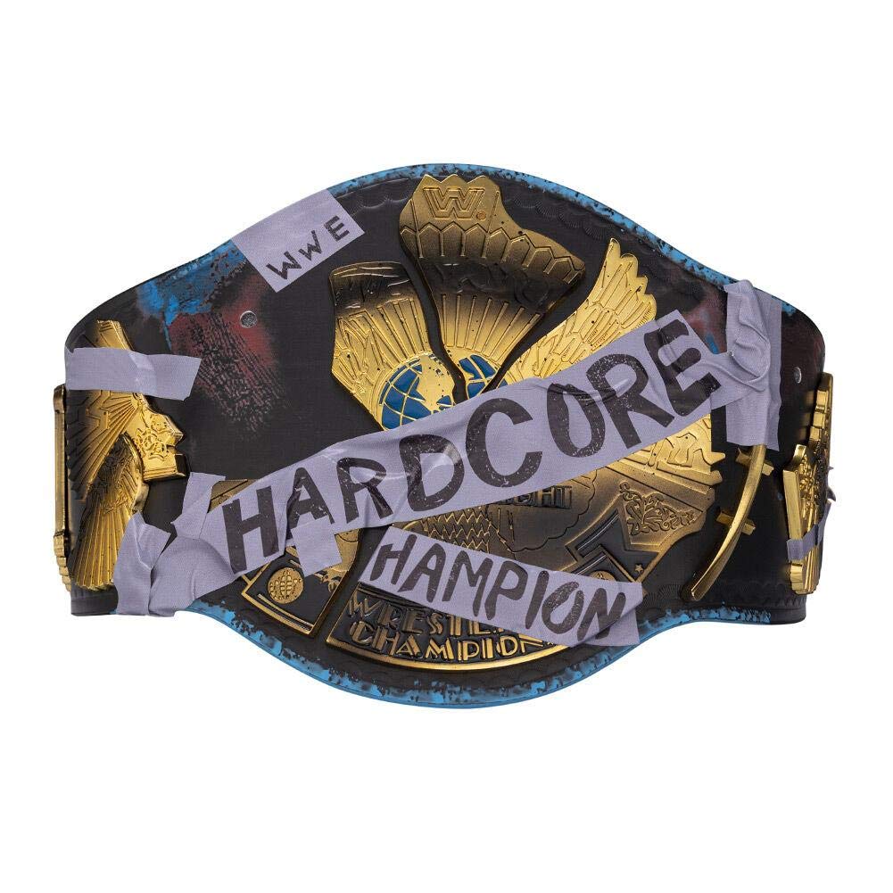Amazon Com Wwe Authentic Wear Hardcore Championship Replica Title Belt Multi Collectibles Fine Art