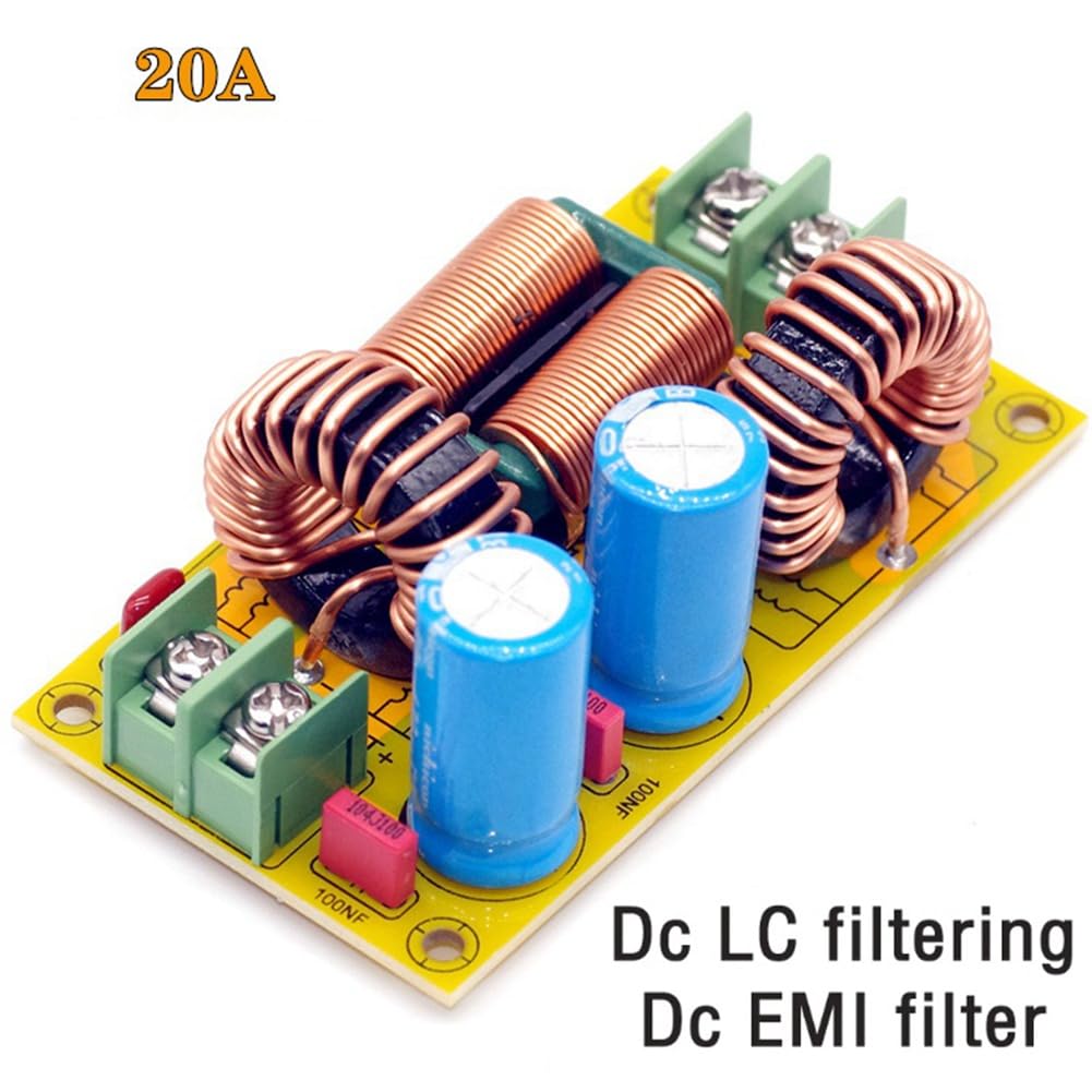Filtre d'interférence électromagnétique 20 A DC LC Filtre à haute fréquence pour voiture 12 V 24 V 48 V