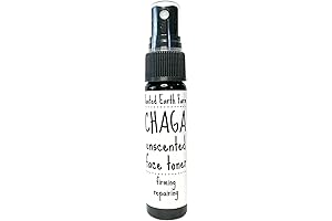 Unscented Chaga Mushroom Face Toner: Your Natural Herbal Facial Spray for Dry Skin