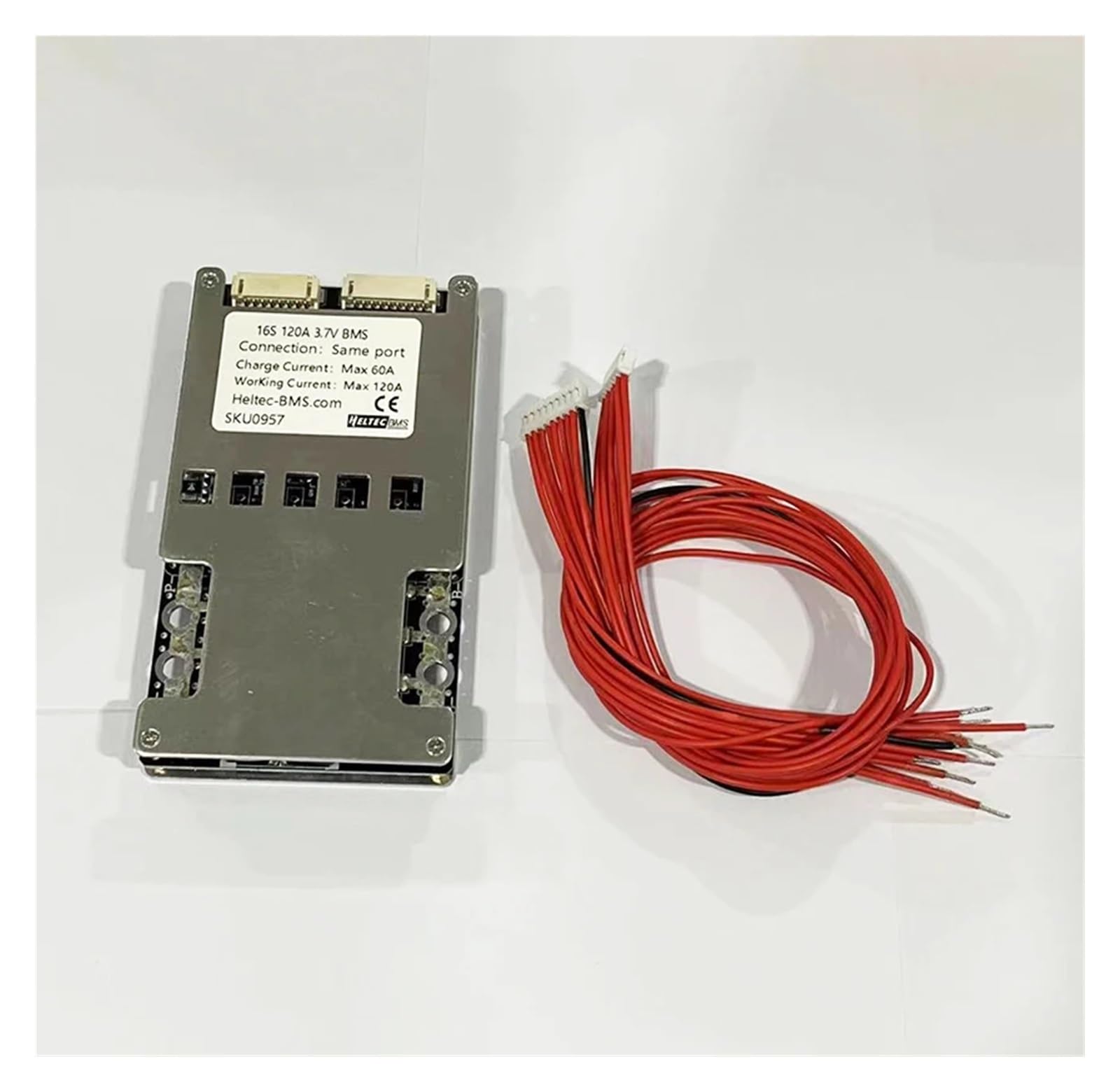 BMS Board, 48V 60V BMS 16S 60A 80A 120A 160A 200A 250A 300A 350A Lifepo4/lipo Battery Protection Board Solar Energy Stora(16S 120A 3.7V Same)
