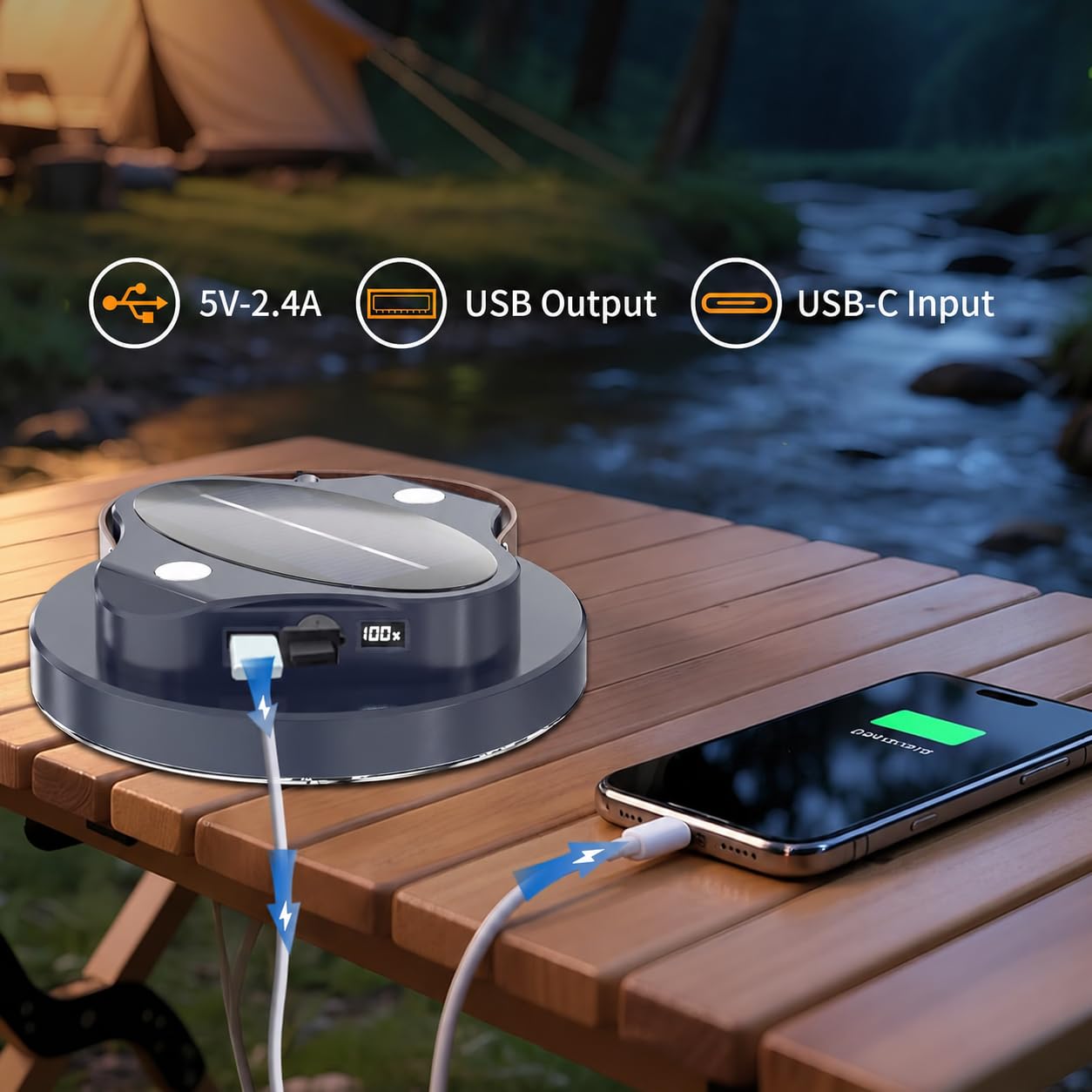 LETOUR Camping Lantern - Rechargeable LED Light -7