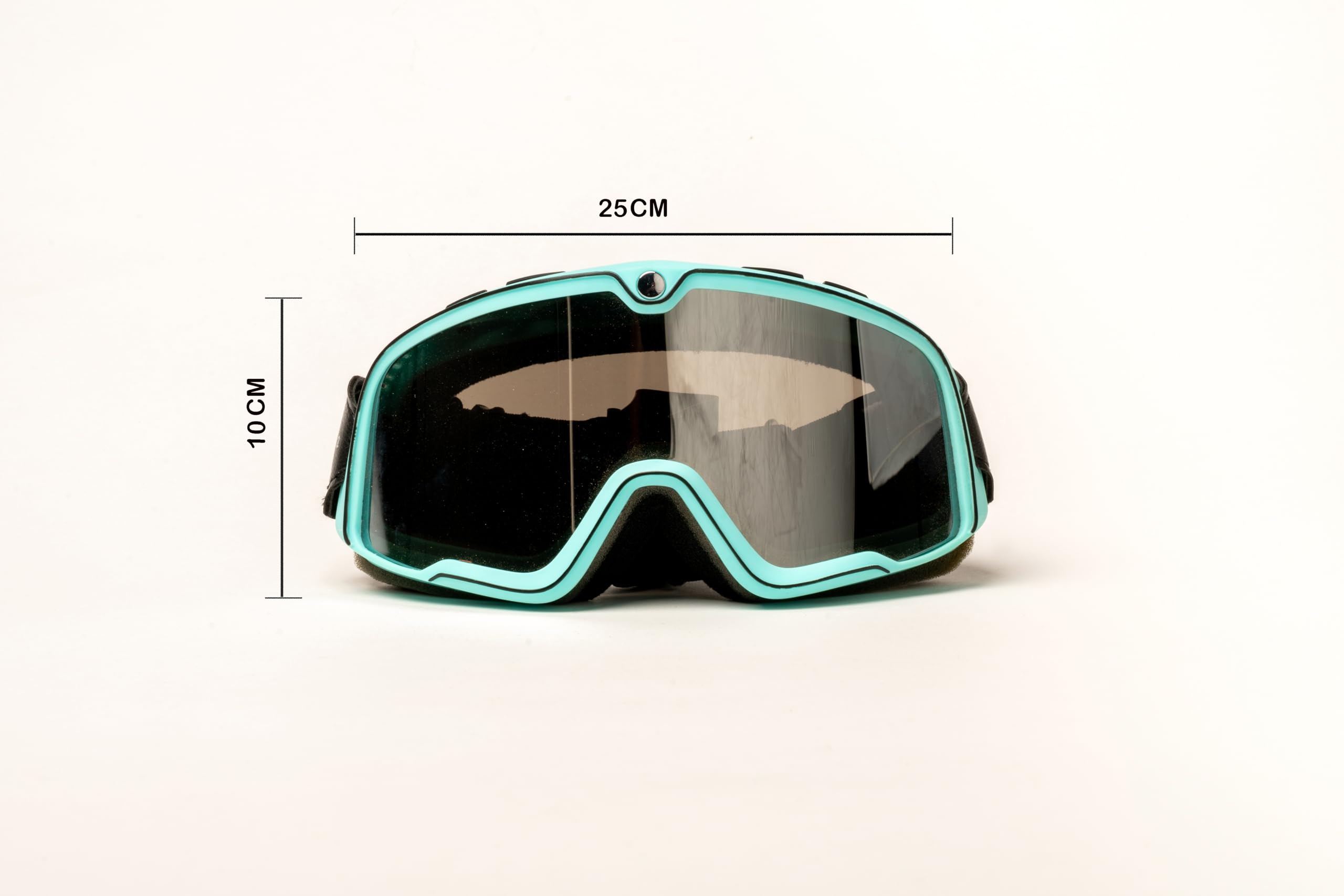 AIMMAX EYE SAFETY MOTORCYCLE HELMET GOGGLES (CYAN) 3