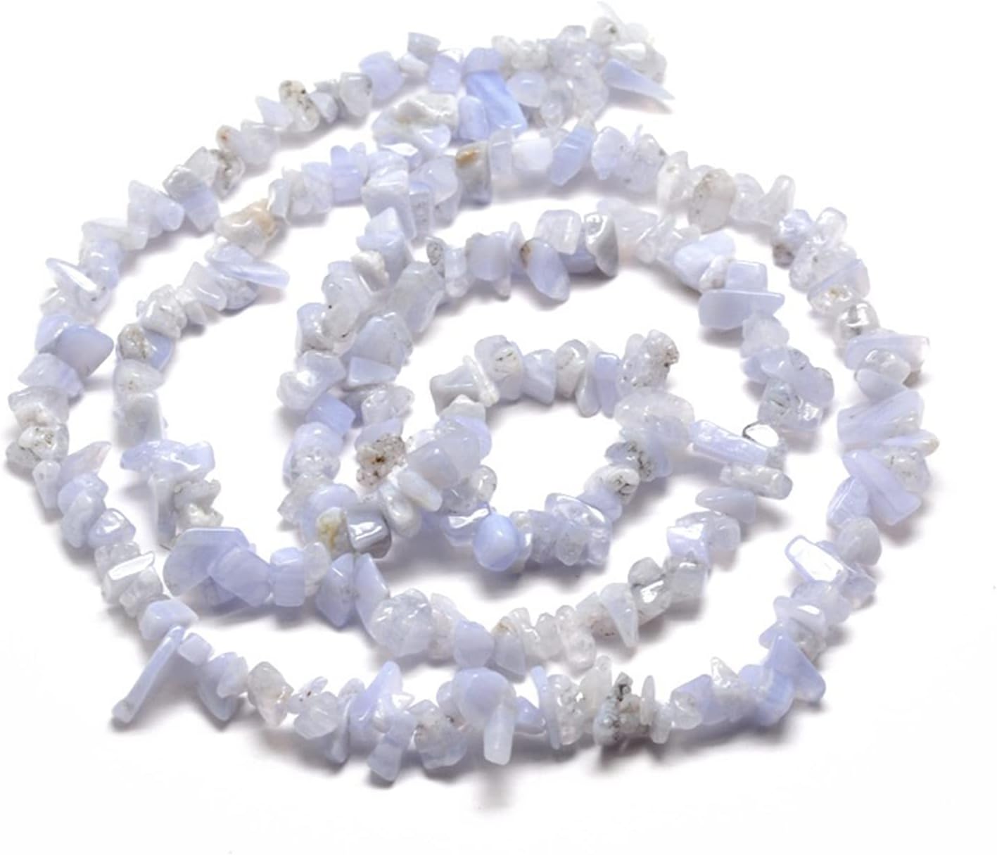 KISSITTY Natural Purple Agate Chip Bead Strands 5~8mm Tumbled Gems Healing Chakra Crystals for Jewelry Making, 10 Strands, 1mm Hole, 31.5 Inch Strand