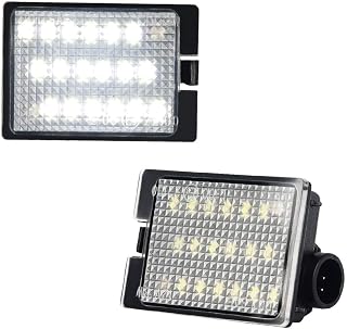 LED License Plate Light Lamp Assembly Compatible with 2014-2023 Dodge Durango 6000K White, Pack of 2