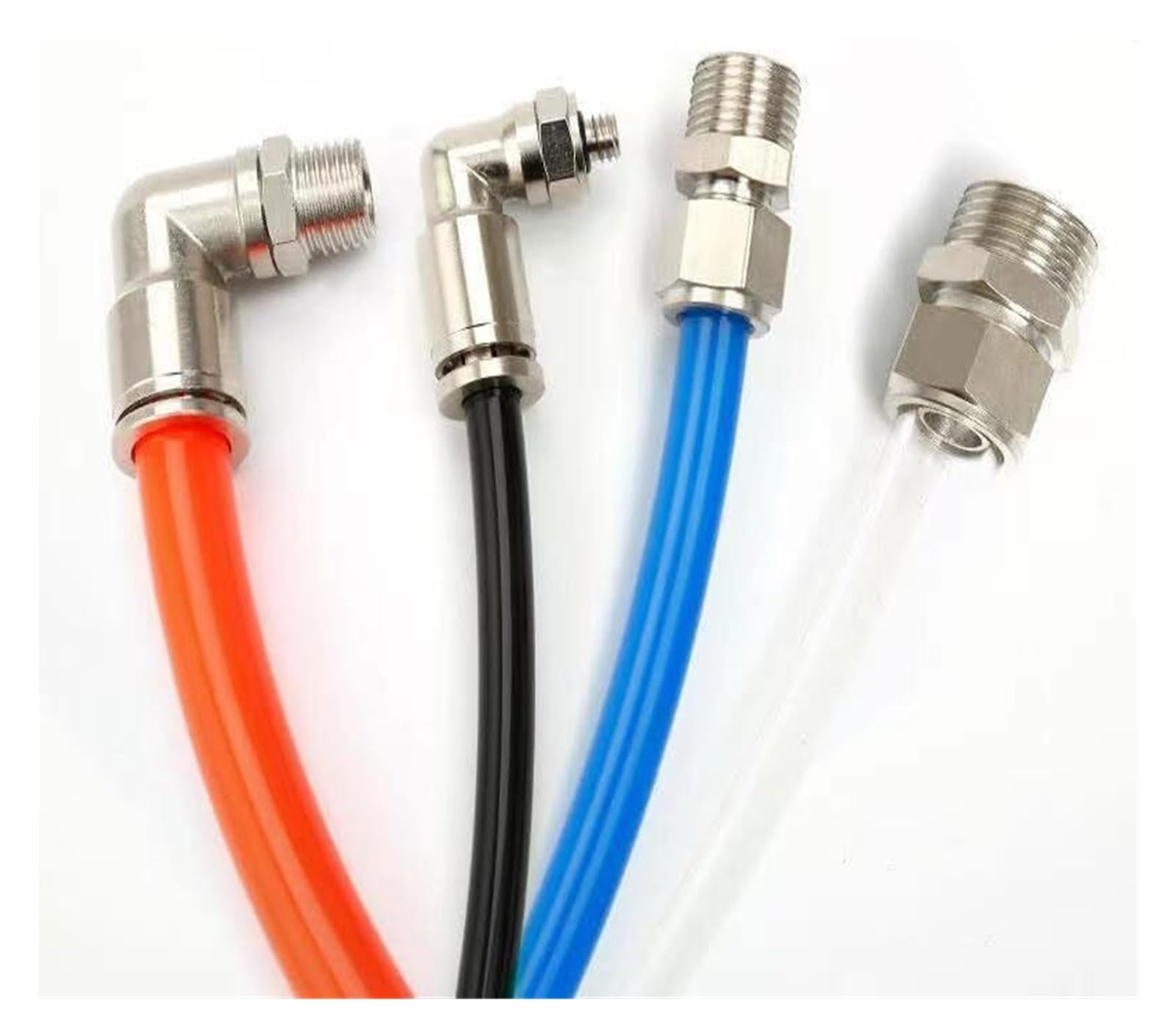 Manguera de aire de PU, manguera de compresor, manguera de aire de goma flexible, tubo neumático, mangueras de PU de 12 mm y 14 mm for compresor, tubería de poliuretano.(12x8mm,20Meter)