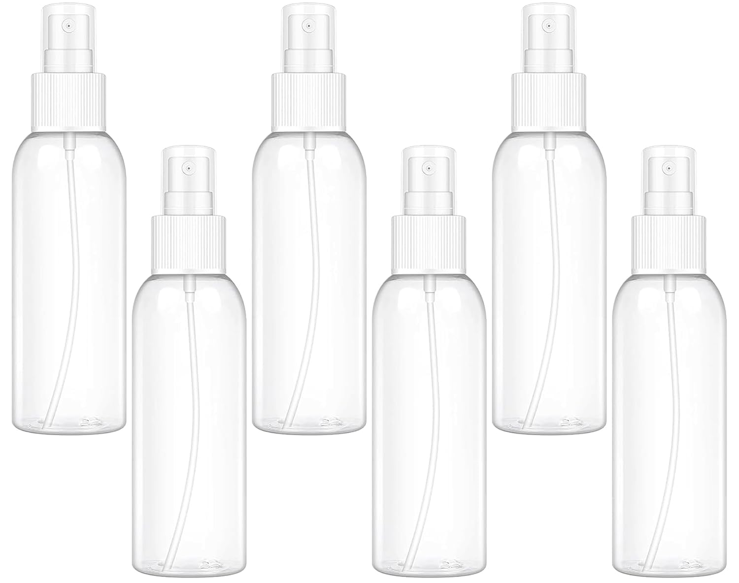 MADHYA Transparent Empty Refillable Reusable Ultra Fine Mist Spray Bottle Atomizer, Mist Pump For Beauty, Personal Care Bottle, Face-Hair Moisturizing, Plants, Electronic Gadgets, Cleaning, Pack of 6-image-27