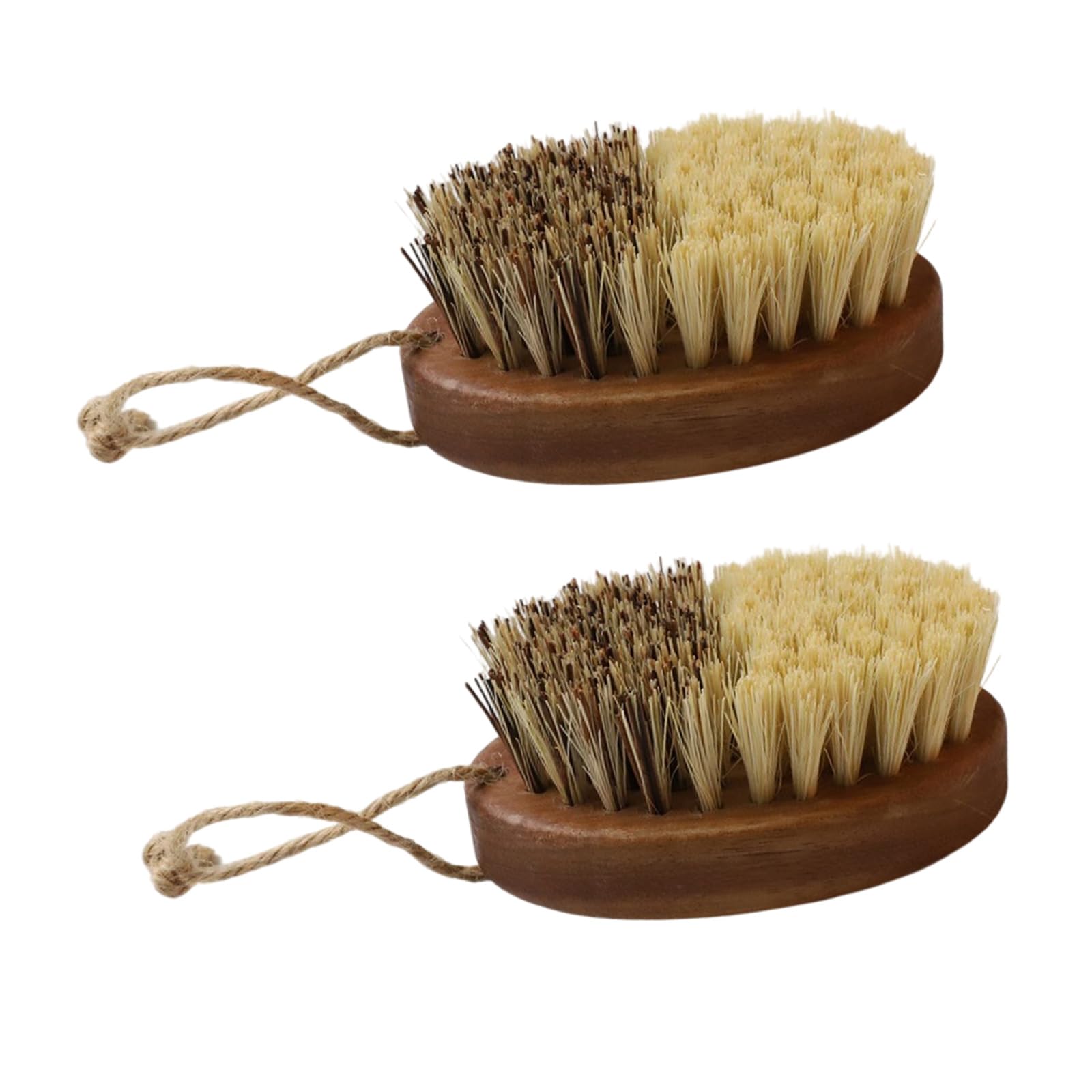 NMFLAB Vegetable and Fruit Cleaning Brush with Sisal Bristles Scrubber Cleaning Tool for Cucumber Mushrooms Carrot Potato Tool