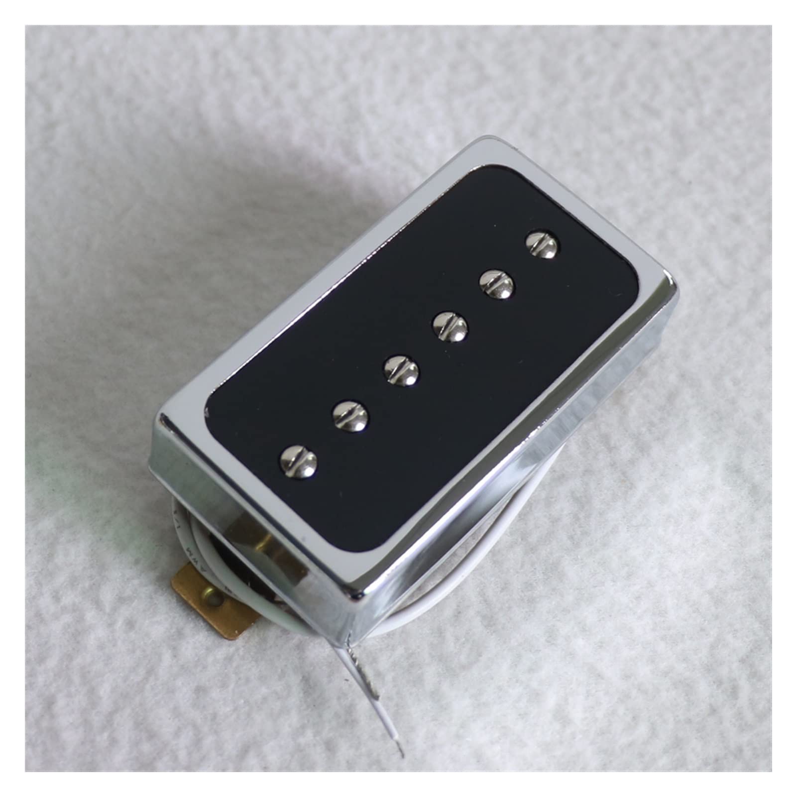 Humbuckers Pickup De Guitarra Alnico 5 P90 Humbucker Pickup con Anillos Negros Pickups De Guitar (Color : 1pc Bridge)